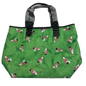Sydney Love Golf Shoulder Tote Bag Whimsy Green Sports Cute Purse Carry-On